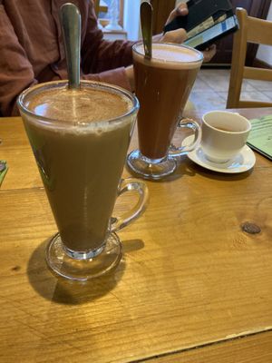Chai lattes  at The Eating Gorilla in Penrhyndeudraeth