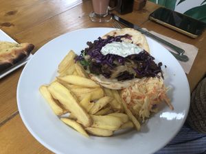 Gyro  at The Eating Gorilla in Penrhyndeudraeth