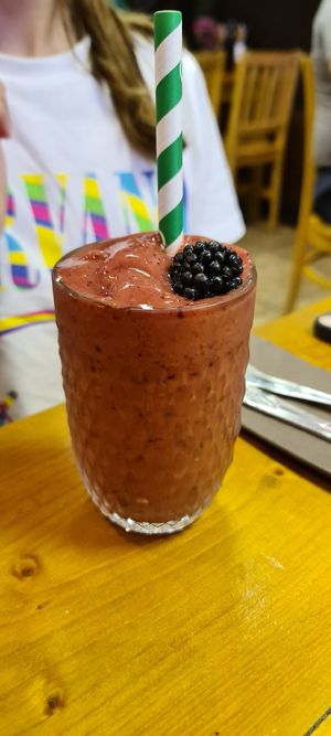 Super Berry smoothie at The Eating Gorilla in Penrhyndeudraeth