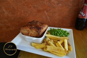 Chicken and leek pot pie at The Eating Gorilla in Penrhyndeudraeth