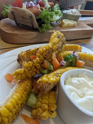 Corn ribs at The Eating Gorilla in Penrhyndeudraeth