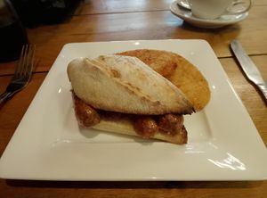 Breakfast Sausage Roll at The Eating Gorilla in Penrhyndeudraeth
