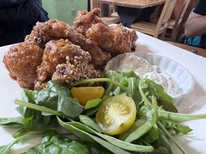 Satay Cauliflower Wings  at The Eating Gorilla in Penrhyndeudraeth