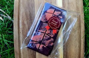 Homemade Chocolate Orange Biscuit Crunch Bar. at The Eating Gorilla in Penrhyndeudraeth