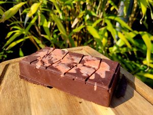 Homemade Chocolate Orange Biscuit Crunch Bar. at The Eating Gorilla in Penrhyndeudraeth