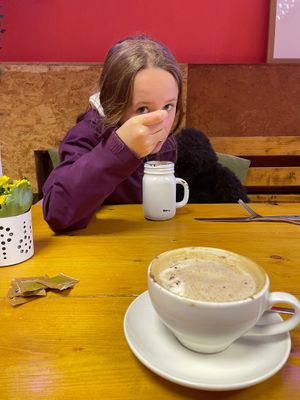 The best coffee and hot choc  at The Eating Gorilla in Penrhyndeudraeth