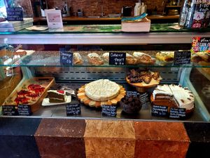 Bakes Display June 2025 at The Eating Gorilla in Penrhyndeudraeth