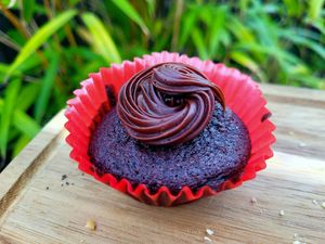 Mini Chocolate Peppermint Muffin. at The Eating Gorilla in Penrhyndeudraeth