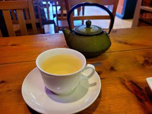 Turkish Apple Tea. at The Eating Gorilla in Penrhyndeudraeth