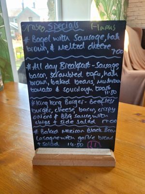 Specials March 2026. at The Eating Gorilla in Penrhyndeudraeth