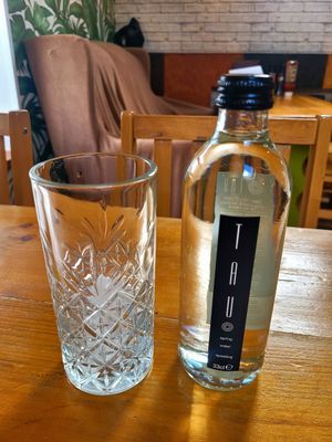 Sparkling Water. at The Eating Gorilla in Penrhyndeudraeth