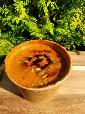 Soup of the Day (Takeaway). at The Eating Gorilla in Penrhyndeudraeth