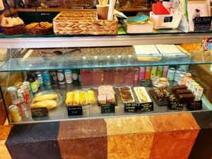 Bakes Display June 2026. at The Eating Gorilla in Penrhyndeudraeth