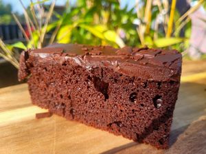 Double Chocolate Fudge Cake. at The Eating Gorilla in Penrhyndeudraeth