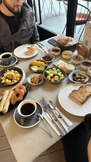 Vegan breakfast for two  at OMM INN in Eskisehir