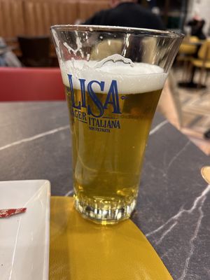 Italian beer from Lazio  at Da Michele in Venice