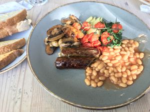 Breakfast  at Ty Medi in Machynlleth