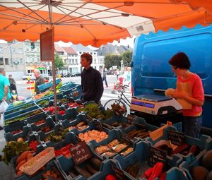 Bioboerderij 't Ambrozijn market stall at Bioboerderij 't Ambrozijn in Bruges