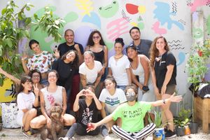 Volunteers at Casa Animal Antiespecista in Playa Del Carmen