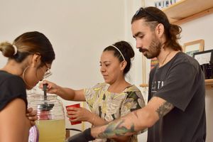 We host event to promote veganism  at Casa Animal Antiespecista in Playa Del Carmen