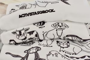 T-shirt’s for sale  at Casa Animal Antiespecista in Playa Del Carmen