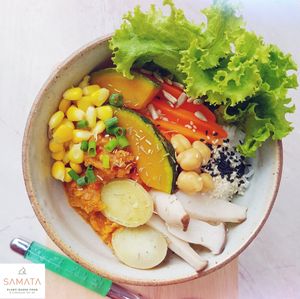 There's never a limitation in one bowl.
Choose any nourishment in your bowl yourself and you will get the best one. 🌱🏡🤗 See you tomorrow 8am to 4pm.
Close every Thursday

 at Samata in Chiang Mai