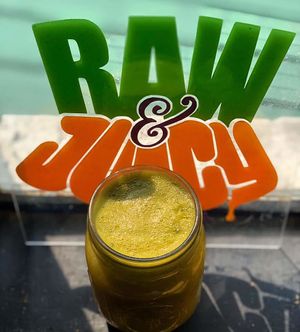 Fresh juice!  at Raw and Juicy in Fayetteville