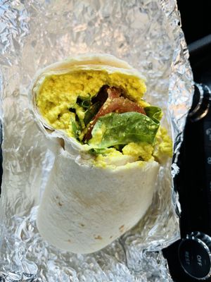 Tofu egg wrap  at The Humble Veg  in West London