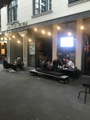 outdoors at Minus in Hamburg