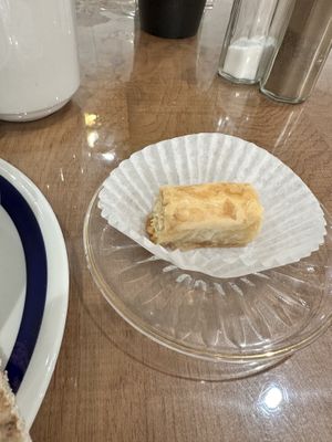 Cannot remember the name of the dessert but it was wonderful.  Cost $2  at Havenly in New Haven