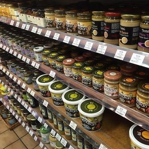 Nut butters :) at Food for Thought in Guildford