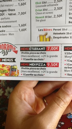 Promo ok pour pizza Vegan également at Pizza Panorama in Castanet-tolosan