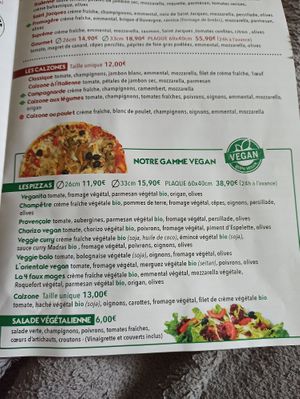Nouvelle carte / New menu at Pizza Panorama in Castanet-tolosan