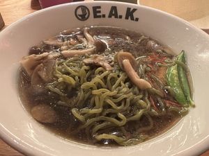 Umami Mushroom Ramen #Veganuary at EAK Ramen in New York City