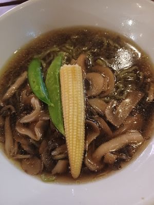 Ramen de setas at EAK Ramen in New York City