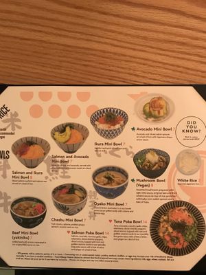 Menu at EAK Ramen in New York City