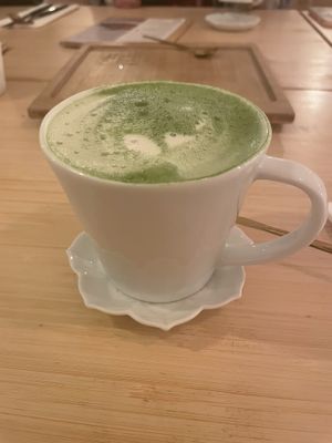 Matcha latte (oat milk)  at Hug The Tea in The Hague