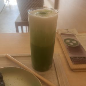 Iced matcha lattee  at Hug The Tea in The Hague