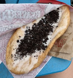 Vegan beaver tail!   at BeaverTails in Niagara-on-the-lake