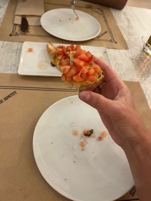 Bruchetta   at MargheRita in Lanzarote