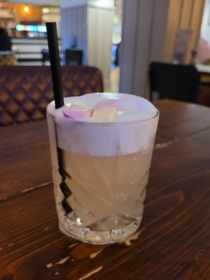 Rhubarb and Custard Sour at The Fat Boar in Wrexham