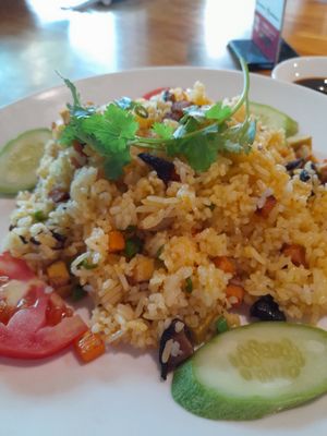Fried rice at Sen Vegan House in Ho Chi Minh City