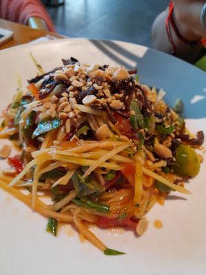 Papaya salad at Sen Vegan House in Ho Chi Minh City