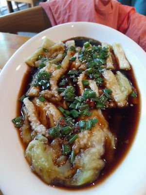 Aubergine at Sen Vegan House in Ho Chi Minh City