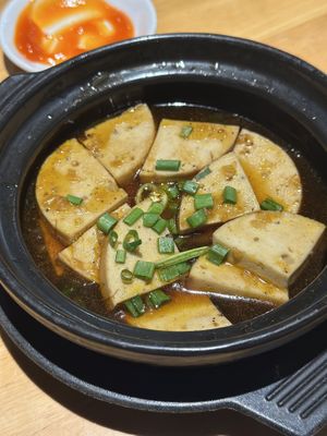 Braised tofu in pepper sauce   at Sen Vegan House in Ho Chi Minh City