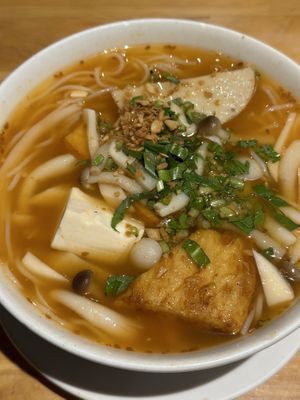 Thai flavored soup   at Sen Vegan House in Ho Chi Minh City