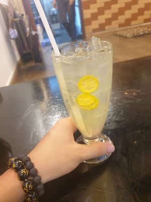 Lemon juice - 6/10 Too much ice finished it in like 20 seconds at Sen Vegan House in Ho Chi Minh City