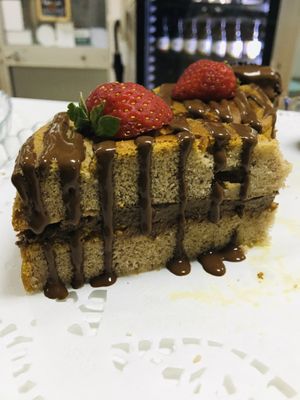 Vanilla cake at Soul - Alimentação Saudável e do Bem in Braga