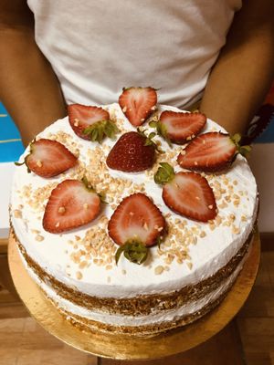 Almond with orange cake  at Soul - Alimentação Saudável e do Bem in Braga