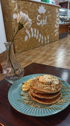 As melhores panquecas que já comi 🤤 at Soul - Alimentação Saudável e do Bem in Braga